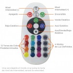 Lámpara LED Standard A70 E27 10W RGB-W con mando distancia