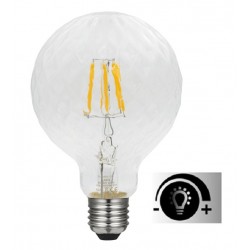 Lámpara LED SOFT Globo 125mm Clara E27 4W Filamento 2700ºK Regulable