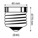 Lámpara LED Coliseum BT180 Gold E40 11W Filamento 2100ºK Regulable
