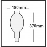 Lámpara LED Coliseum BT180 Gold E40 11W Filamento 2100ºK Regulable