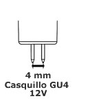 Lámpara LED G4 4W SMD
