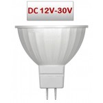 Lámpara LED GU5,3 MR16 SMD 5,5W 100º 12V-30V DC