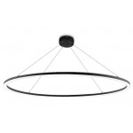 Lámpara Colgante Circular Aluminio ANELL 1000mm LED 85W con cable y florón, en Blanco ó Negro