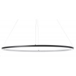 Lámpara Colgante Circular Aluminio ANELL 1500mm LED 68W con cable y florón, en Blanco, Negro ó Dorado