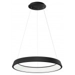 Lámpara Colgante Circular Aluminio NORDIC 600mm LED 36W con 1 mts. cable y florón