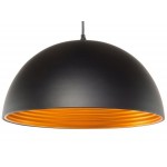 Lámpara Colgante Vintage Metálica Negro 04 con p/lampara E27, 1,5 mts cable y florón