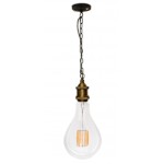 Portalámparas Oro Viejo E-40 con 1,5 metros cable y cadena con florón