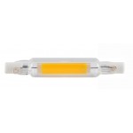 Lámpara LED R7s COB 78mm diámetro 14mm 230V 4W 490Lm 2700ºK