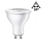 Lámpara LED GU10 SMD 6W 10º