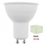 Lámpara LED GU10 SMD 7W 110º, Caja de 10 ud x 2,60€/ud