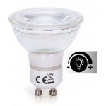 Lámpara LED GU10 COB Cristal 7W 60º Retro Regulable