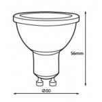 Lámpara LED GU10 7W 4000ºK 36º SYLVANIA Refled v5