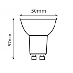 Lámpara LED GU10 COB Cristal 7W 38º Retro, Caja 10 ud x 2,60€/ud