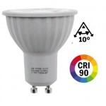Lámpara LED GU10 SMD 6W 10º CRI90