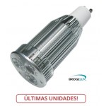 Lámpara LED GU10 9W, Banca Fría, Bridgelux