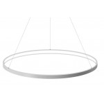 Lámpara Colgante Circular Aluminio ANELL 1500mm LED 68W con cable y florón, en Blanco, Negro ó Dorado