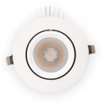 Focos empotrables orientables 30W, corte 155mm