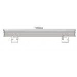 Foco LED exterior bañador pared lineal 24W 1000mm RGB