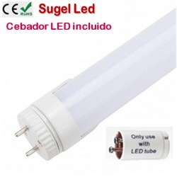 Tubo LED T8 1500mm Aluminio 22W Blanco Frío, Cebador incluido