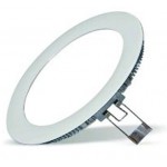 Downlight panel LED Redondo 295mm Gris Plata 25W