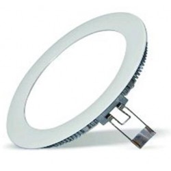Downlight panel LED Redondo 295mm Gris Plata 25W
