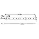 Tira LED 5 mts Flexible 48W 600 Led SMD 3528 IP20 Blanco Frío Alta Luminosidad