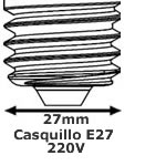 Lámpara LED AP T80 E27 20W