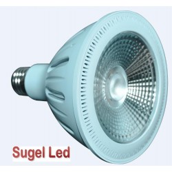 Lámpara LED PAR38 COB E27 16,5W 230V Blanco Cálido