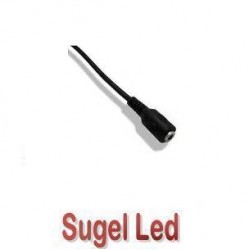 Conector Hembra 2.1 con 20cm. cable