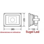 Foco LED exterior BASIC 50W IP-65